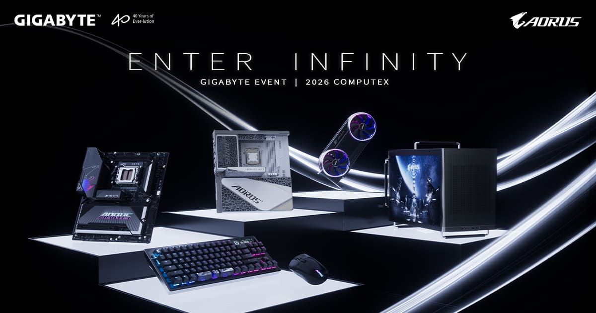 GIGABYTE EVENT Unveils the Full-Stack of New Products with “ENTER INFINITY” at COMPUTEX 2026.jpeg