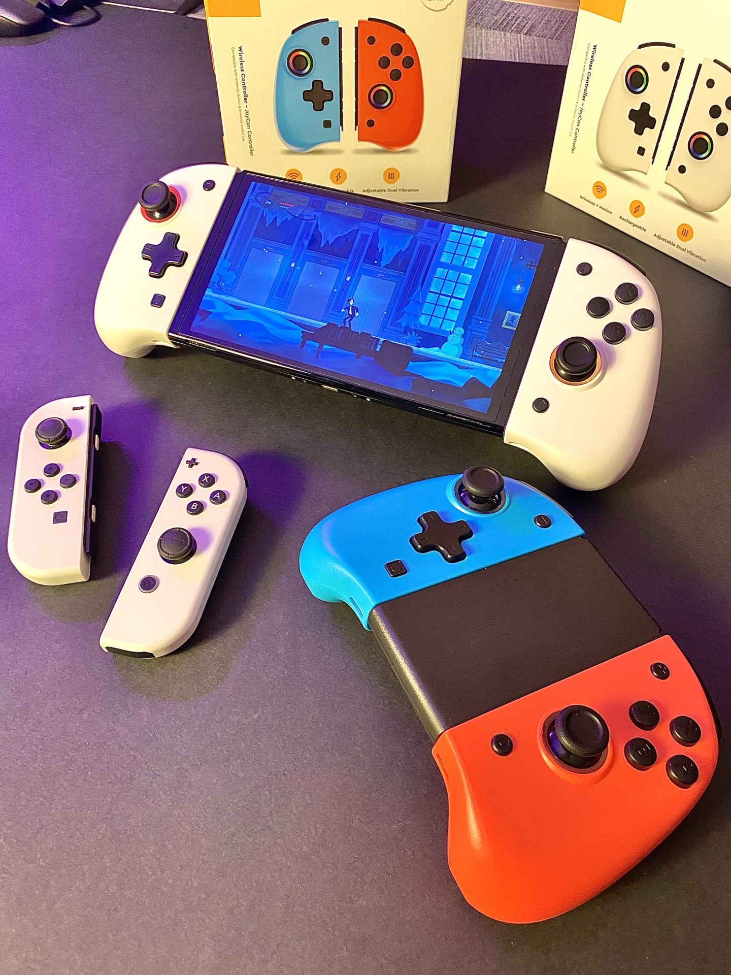 新款第三方 Nintendo Switch Joycon 推薦 “Omelet Gaming Joycon” 高顔值帶有 RGB 的遙控器
