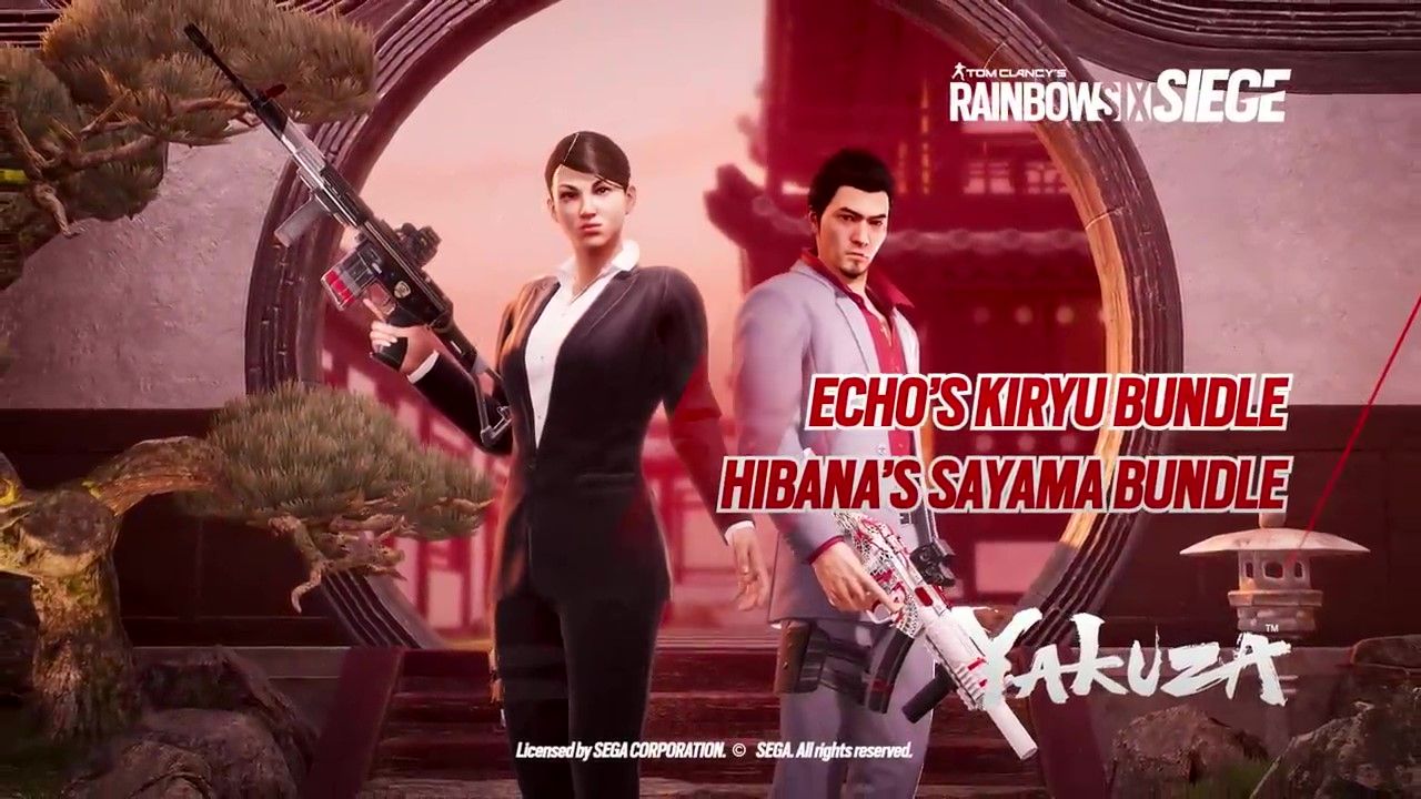 Yakuza X Rainbow Six Siege collaboration elite skins！Kiryu Kazuma joins the squad!