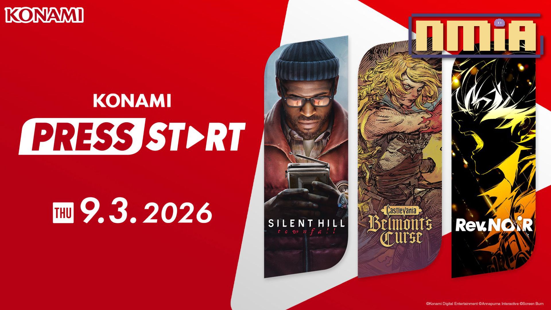 KONAMI PRESS START直播公開多款新作情報　Rhapsody in Scarlet等作品接連亮相