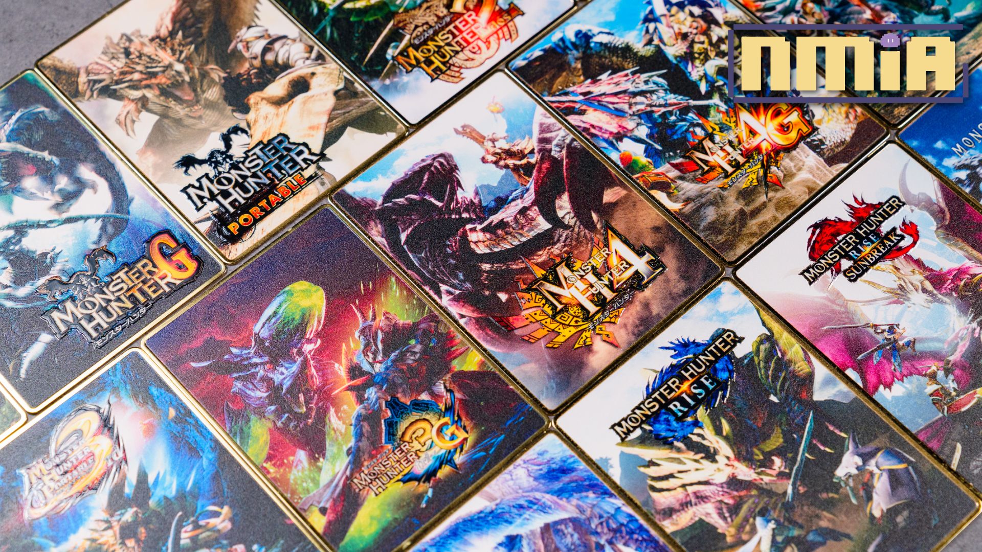 《MONSTER HUNTER》歷代經典主視覺化身金屬卡牌　CAPCOM官方授權商品開放預購