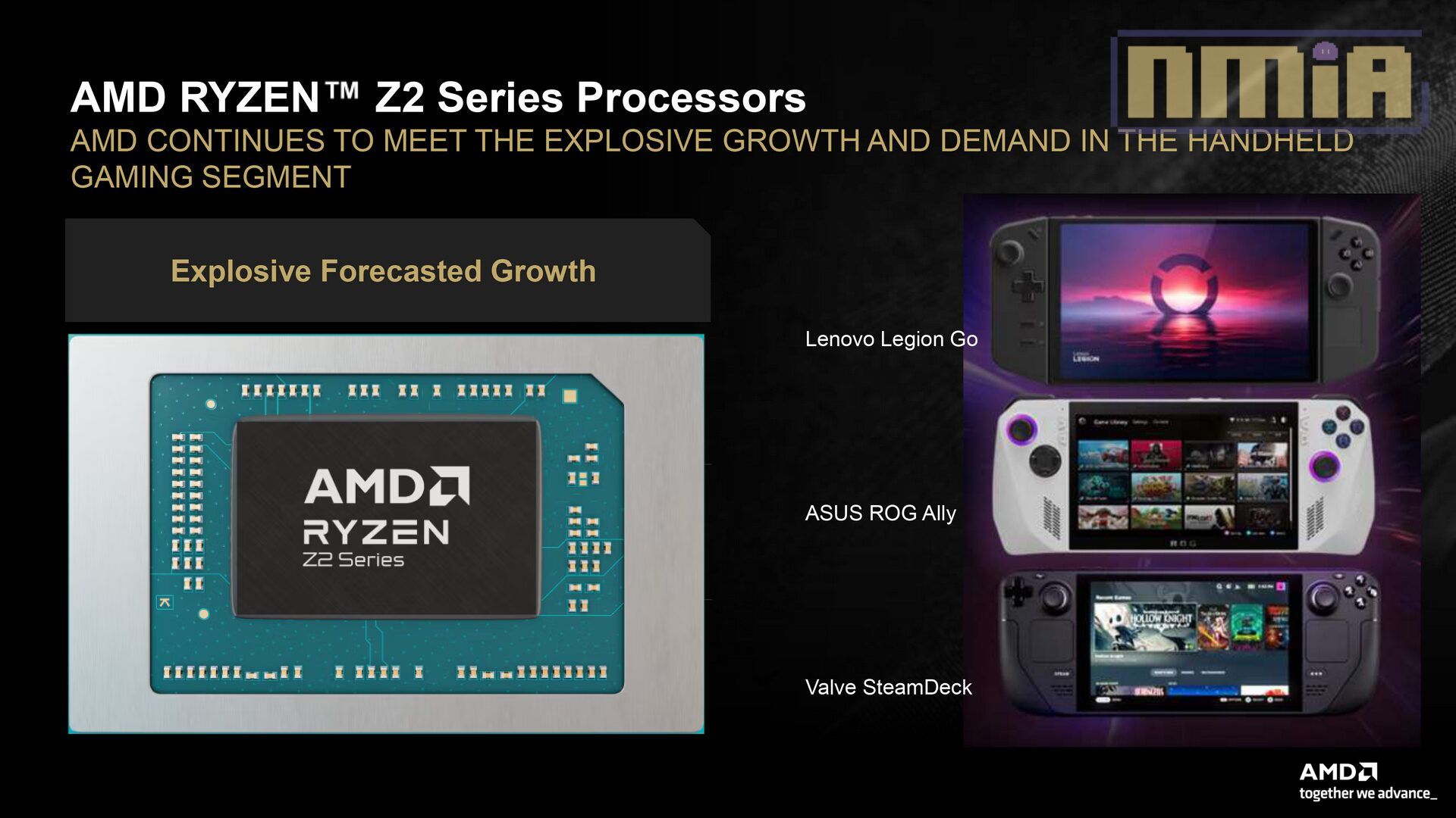 【CES 2025】AMD 公開了內顯規模更大的 Ryzen Z2 系列掌機處理器，於 2025年第一季上市