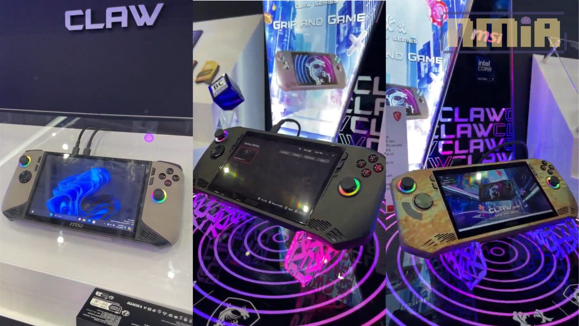 【COMPUTEX 2024】微星 MSI Claw 展示了首款搭載 Lunar Lake 的 MSI Claw 8 AI+ 遊戲掌機，還有驚喜登場的《異塵餘生》MSI Claw 聯名限量版