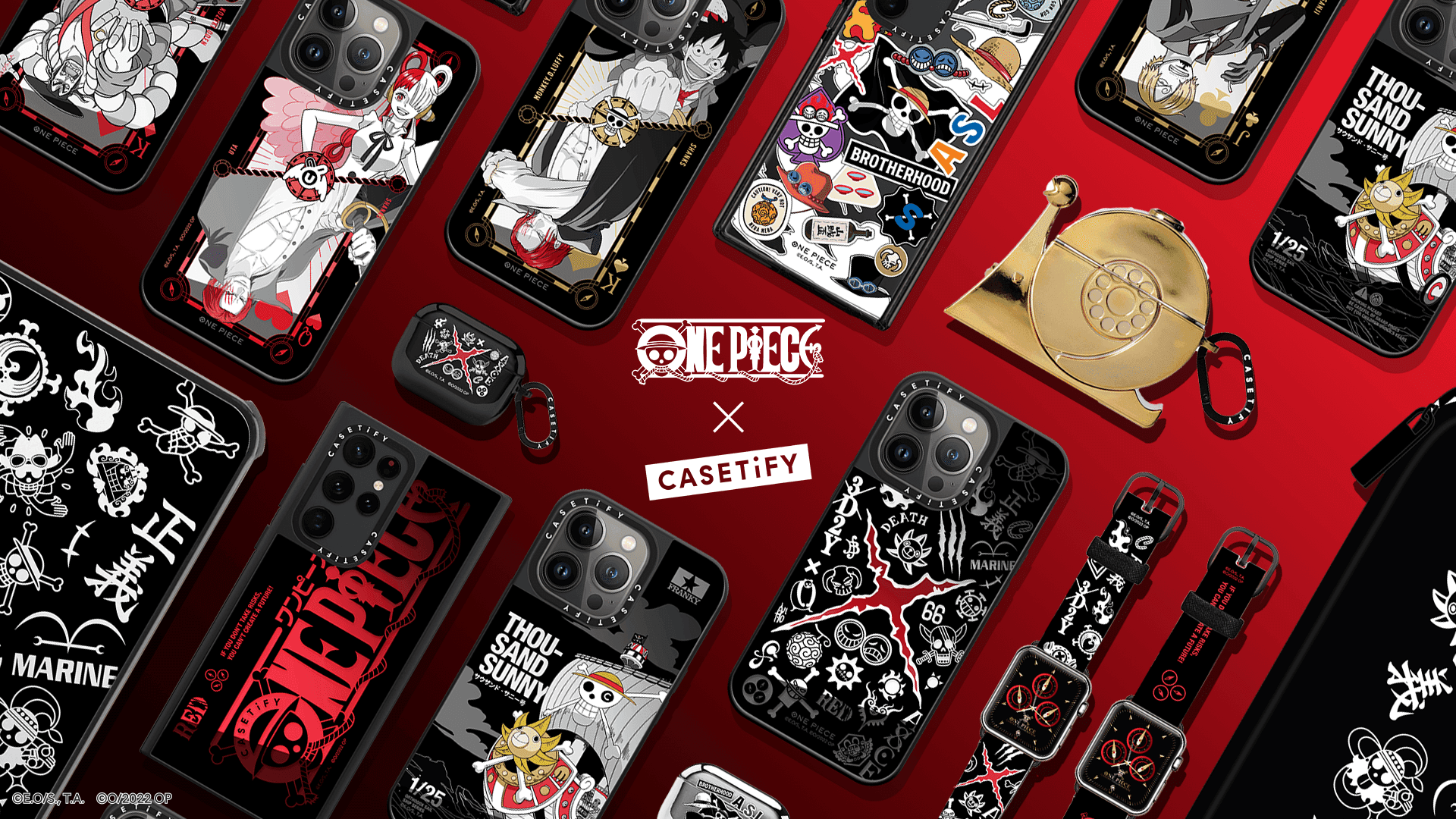 ONE PIECE x CASETiFY 再次聯動 10月推出多樣電子產品配件