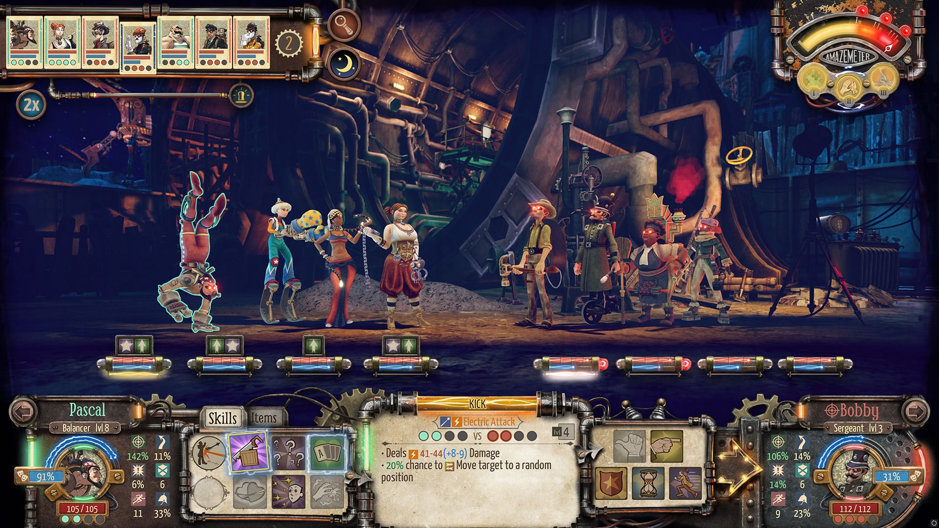 蒸汽朋克結合馬戲團 戰略 RPG《Circus Electrique》將於 9 月 6 日推出