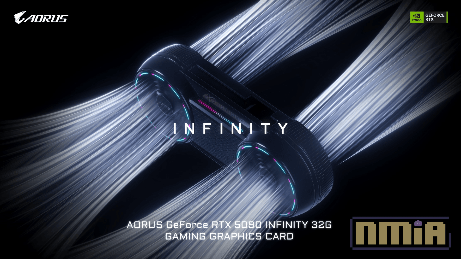 技嘉 AORUS RTX 5090 INFINITY 顯卡正式上市，結合雙向穿透散熱與航太風格設計奪紅點設計大獎！