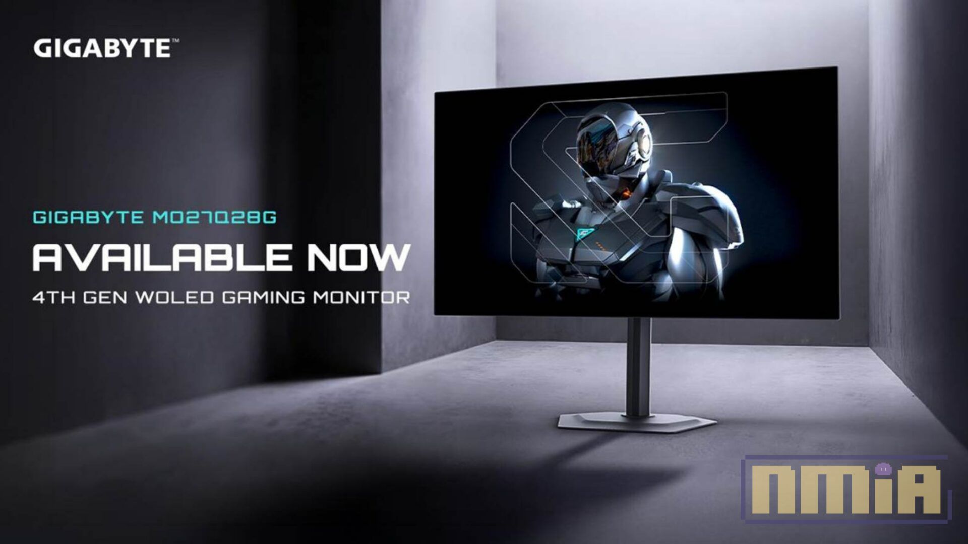 技嘉 MO27Q28G 電競螢幕正式上市，27 吋 QHD 280Hz WOLED 搭配四側無邊框打造沉浸視野！