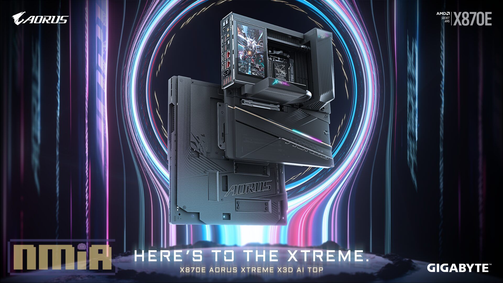 技嘉推出了 X870E AORUS XTREME X3D AI TOP，重新定義完美的旗艦級主機板！