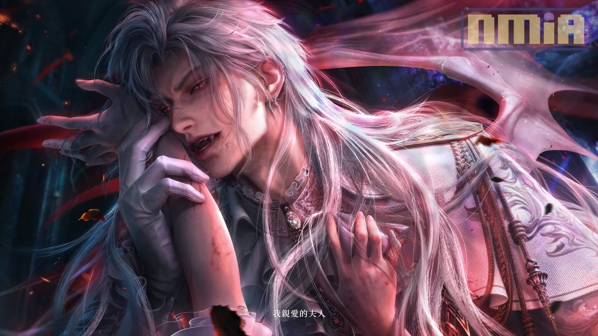《戀與深空》秦徹「銀翼安魂地」長髮惡魔之姿全新登場！跨越生死與血誓，噬血獵宴上與玩家再續宿命羈絆