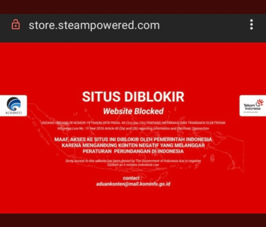 目前Steam平台依然被封鎖著,玩家將無法使用任何相關服務