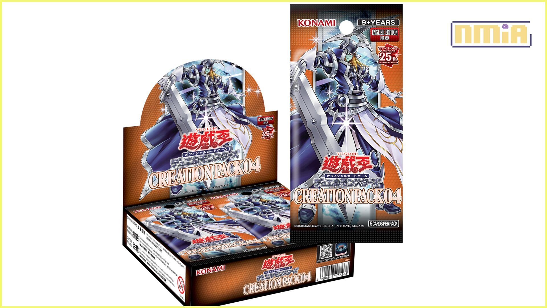 "Yu-Gi-Oh! OCG Duel Monsters CREATION PACK 04" -English Edition for Asia- arrives with 200 types of cards included