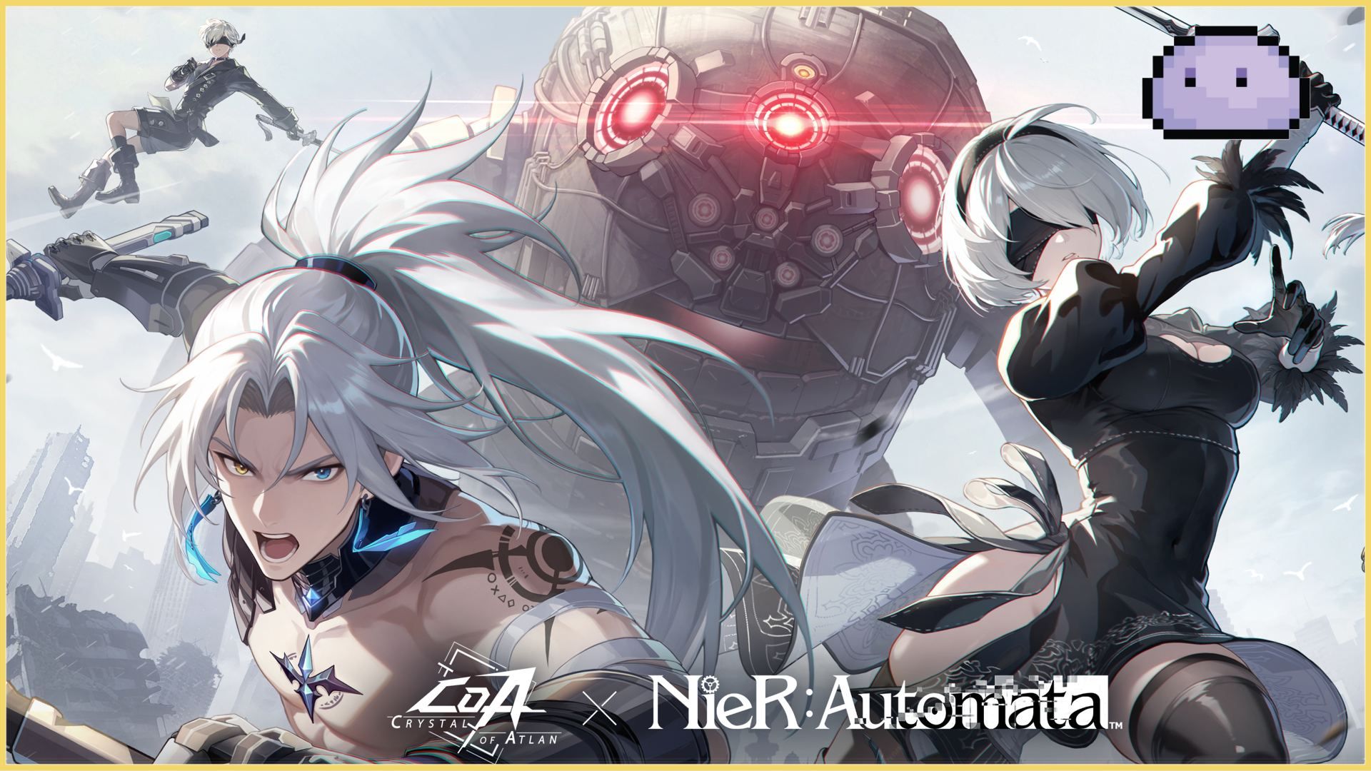 Crystal of Atlan Nier Automata Collab Announced As Part Of 1st Anniversary Celebrations