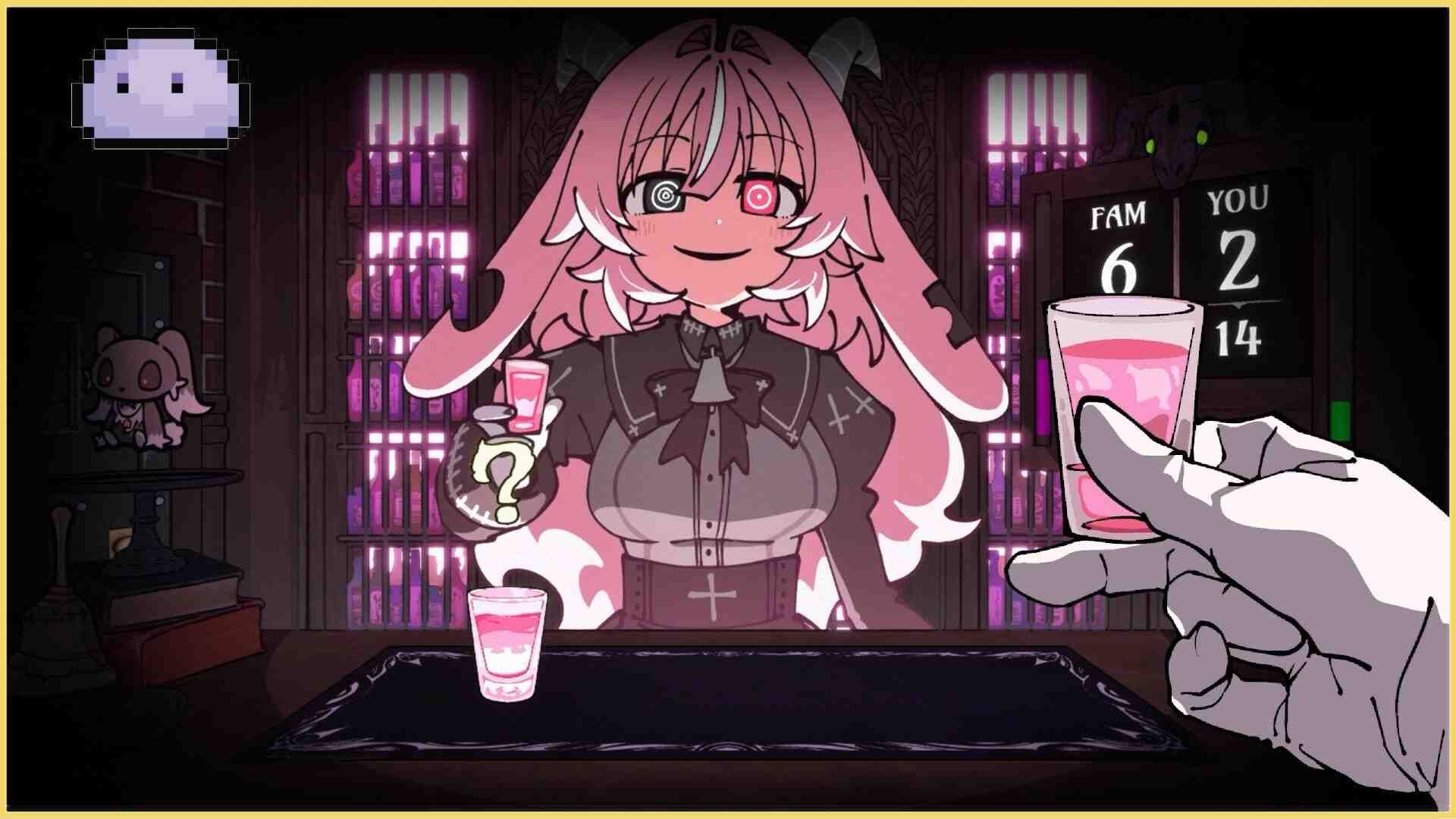 Pukey Goddess Shot Trick Lets You Take Shots With A Hot Demon Girl