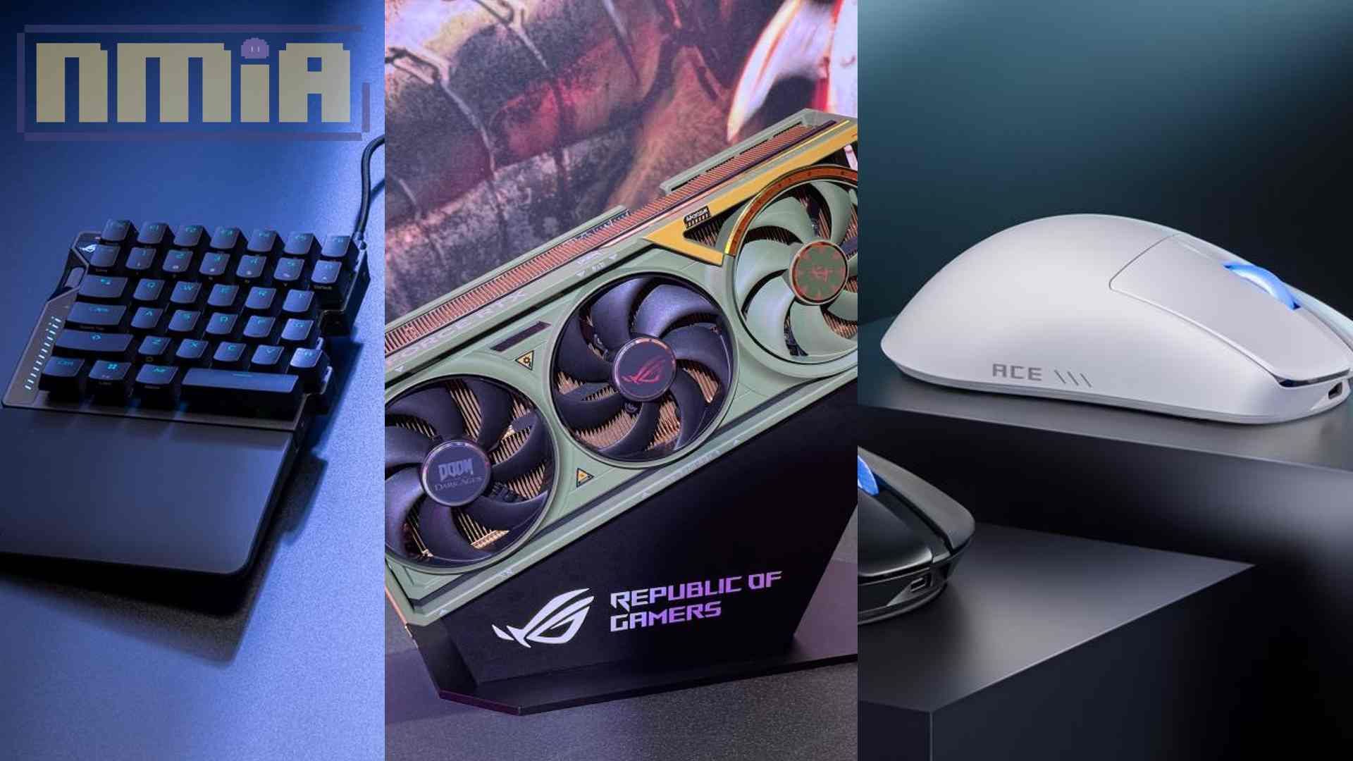 ASUS ROG Computex 2025 Lineup Features A Split Keyboard And Esports Ready Tech