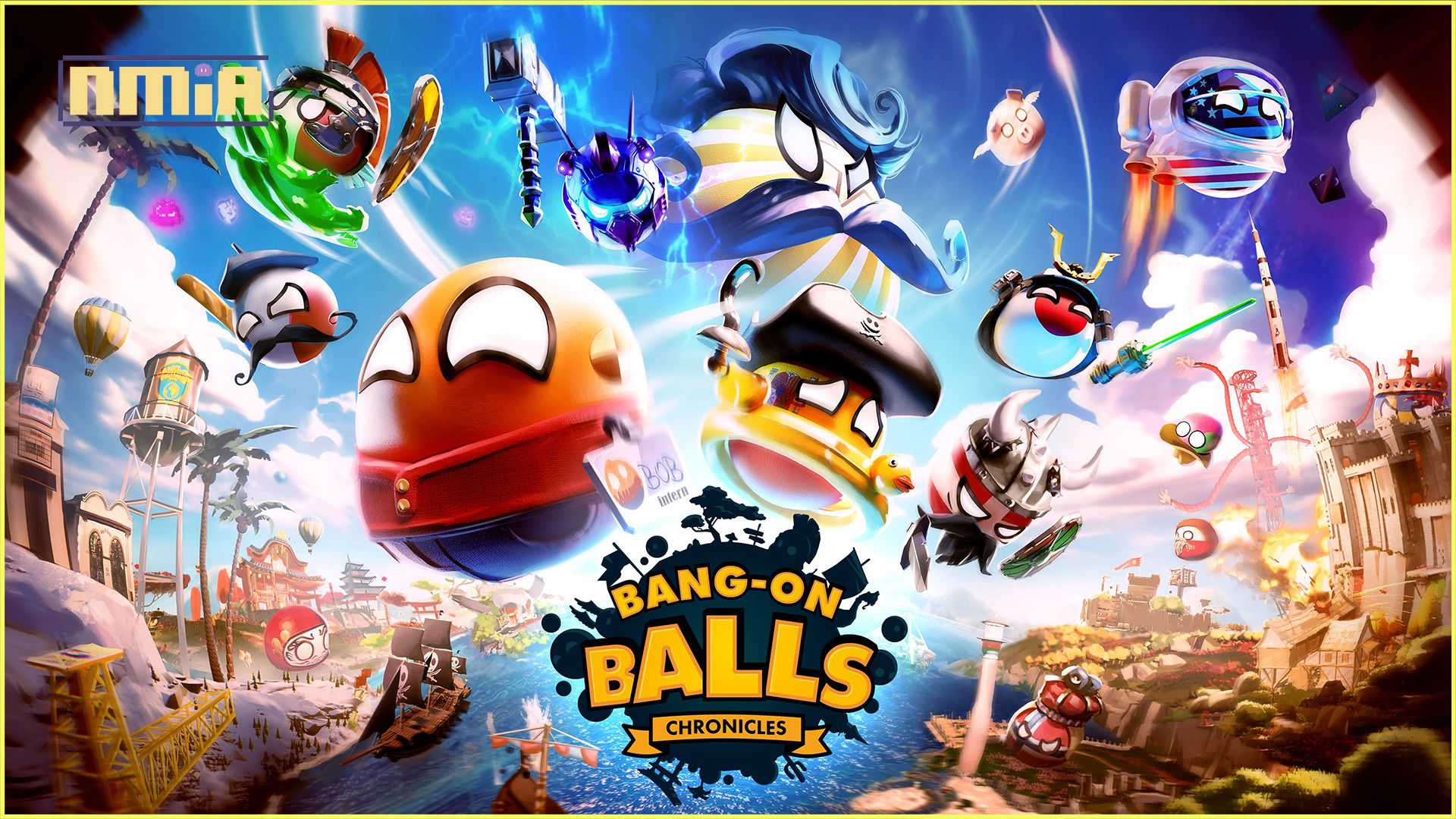 Bang-On Balls: Chronicles available now on Nintendo Switch in Asia! Bang-On Balls: Chronicles – where history meets hilarity! Roll, smash, and bash your way through time in a 3D platforming extravaganza.
