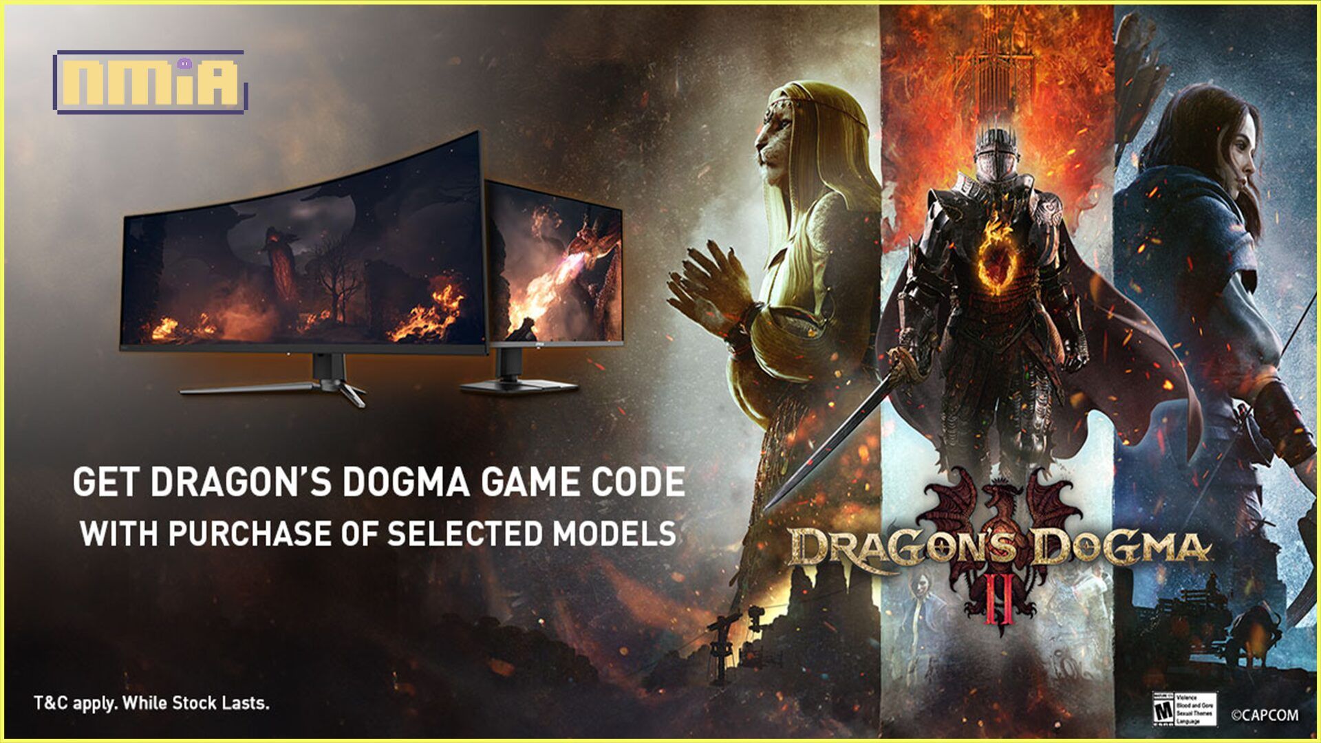 Embark on Your Epic Journey: Get Dragon's Dogma 2 FREE with MSI Gaming Monitors!