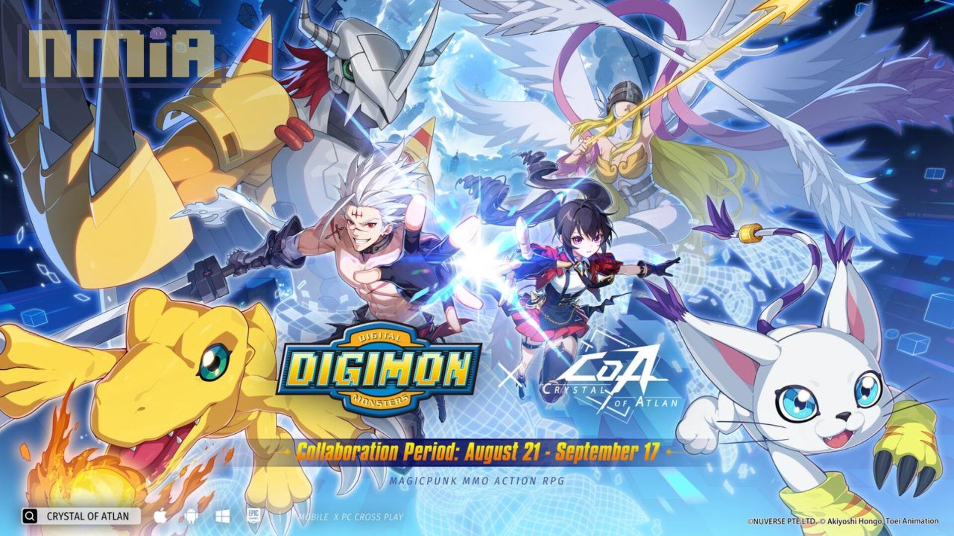 Digimon Adventure X Crystal of Atlan— The First Digimon TV Anime Collaboration Officially Begins!