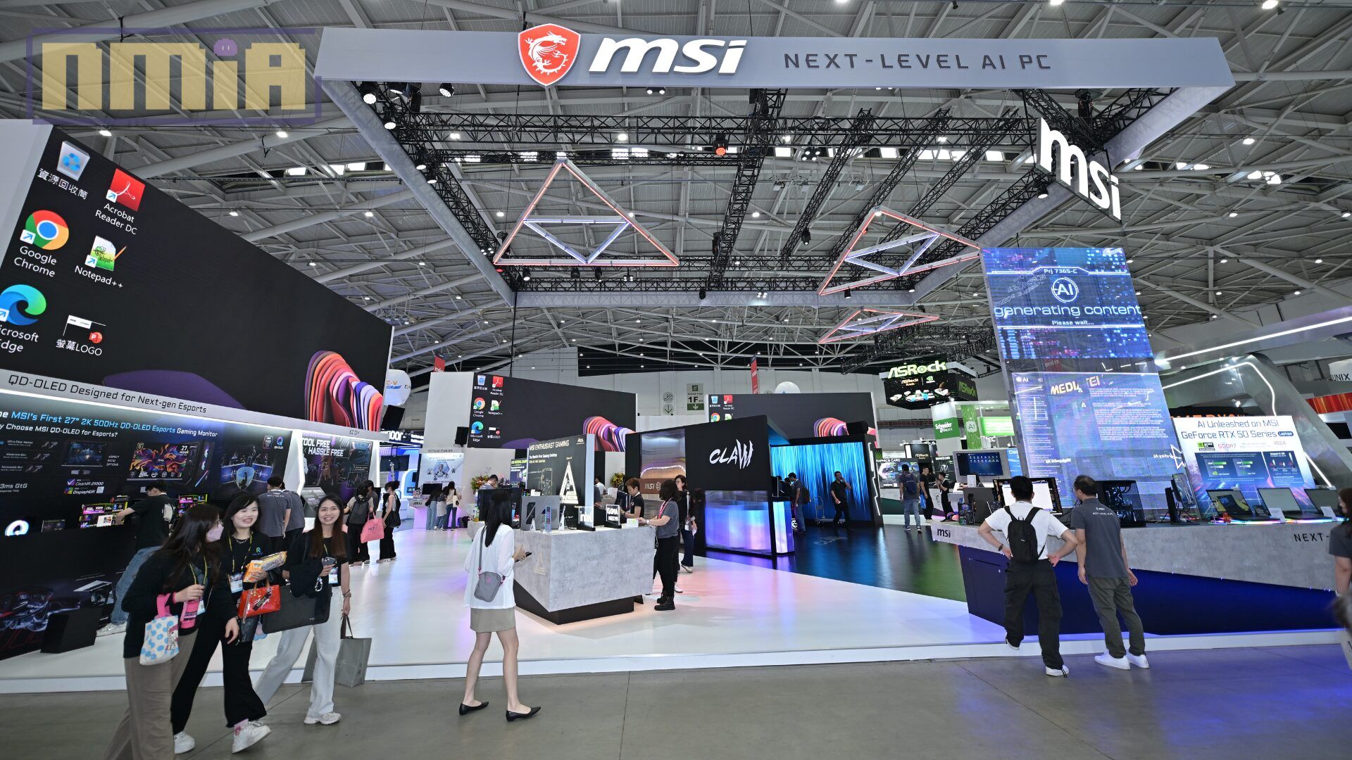 MSI Showcases Flagship Hardware GPU Concepts, VTuber Collaboration, and AI Interaction at COMPUTEX 2025