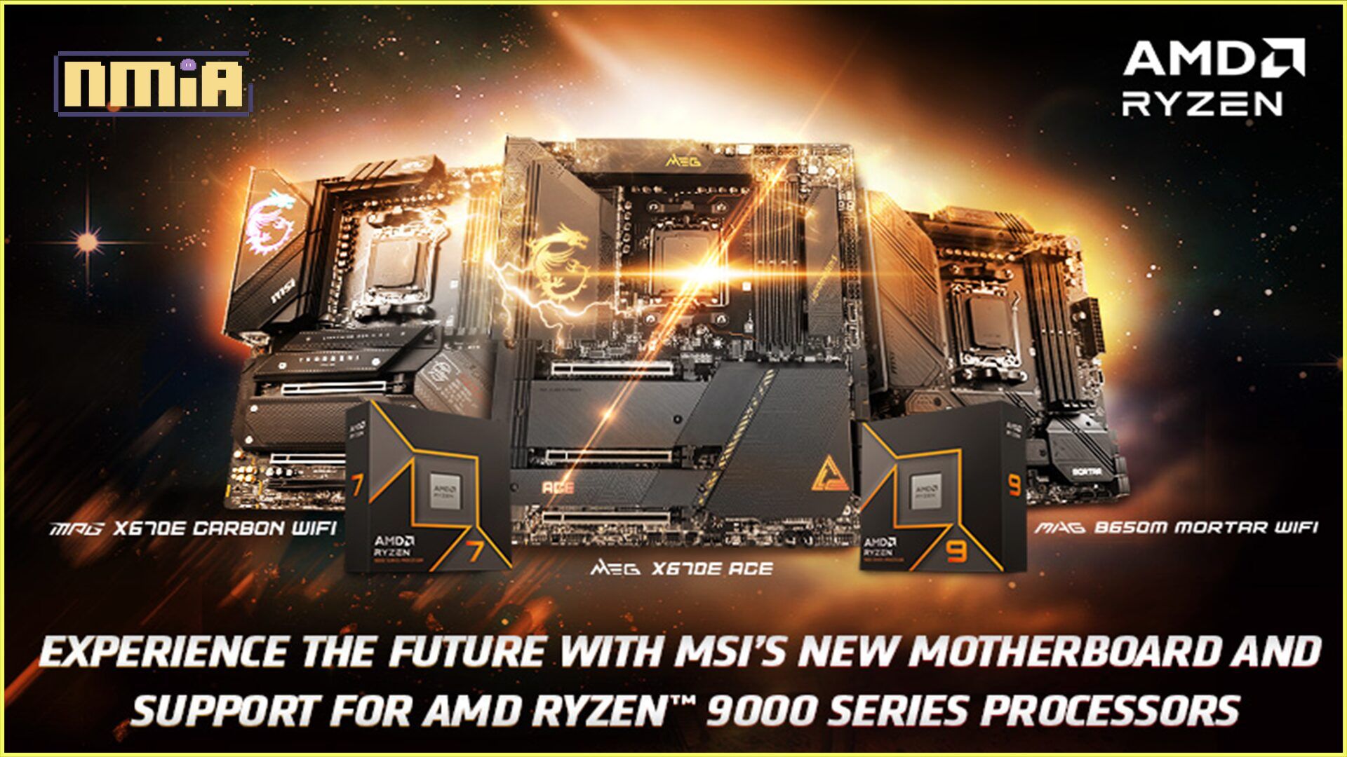 Experience the Future with MSI’s New Motherboard &amp; Support for AMD Ryzen™ 9000 Series Processors