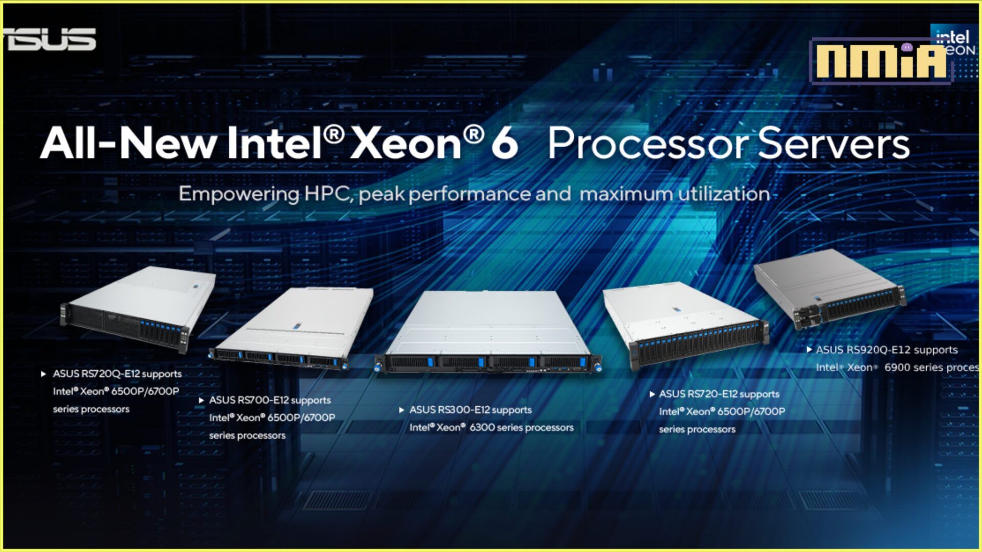 ASUS Unveils All-New Intel Xeon 6 Server Lineup