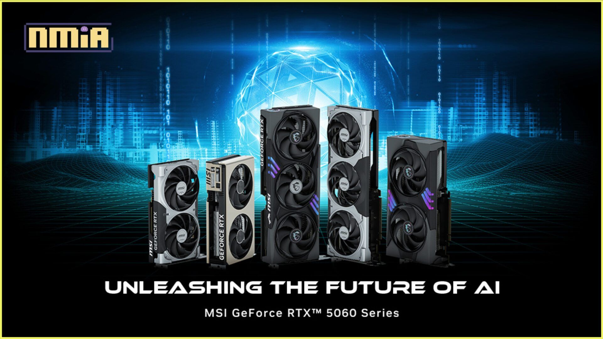 MSI releases the custom NVIDIA® GeForce RTX™5060 Series Graphics Cards