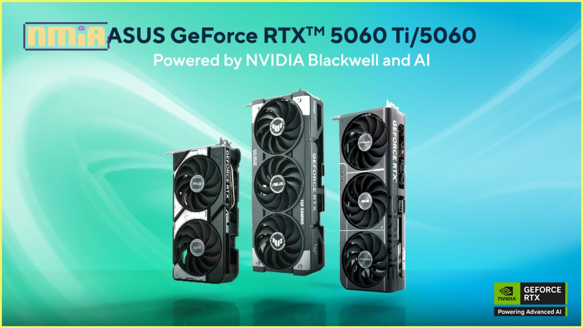ASUS Announces NVIDIA GeForce RTX 5060, 5060 Ti Graphics Cards
