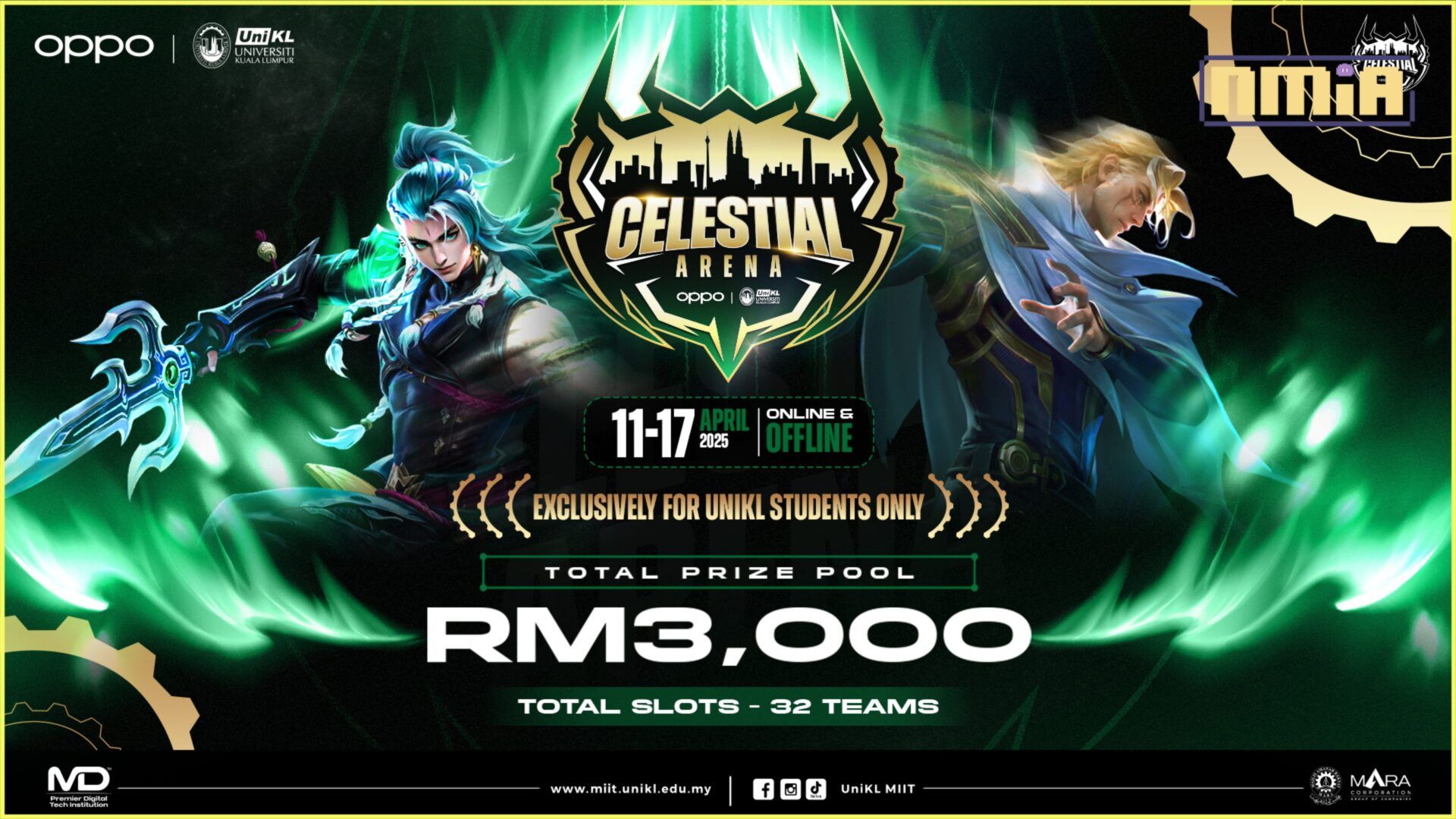 OPPO Malaysia and UniKL Conclude Thrilling Campus Tournament – Celestial Arena to Elevate Esports