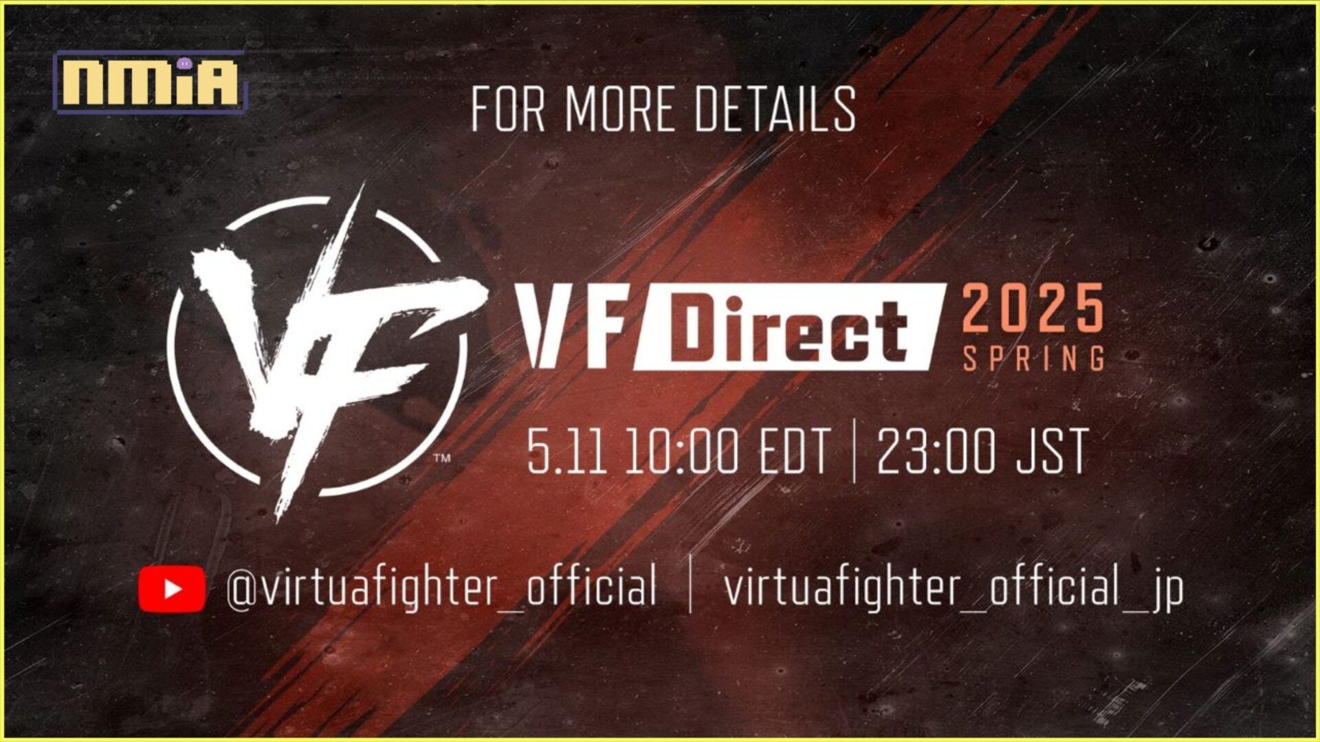Hear The Latest Virtua Fighter News Live! VF Direct 2025 Spring Is Coming On May 11!