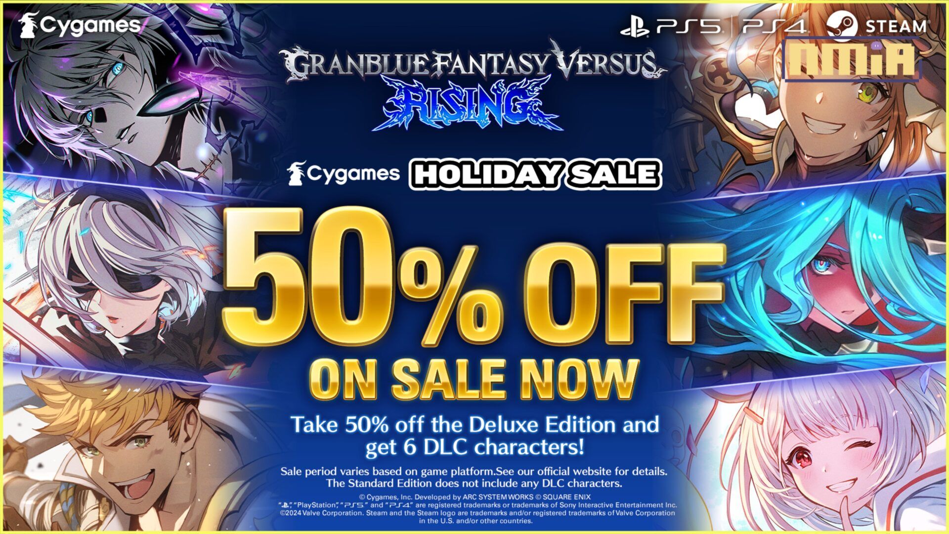 Granblue Fantasy Versus: Rising Is 50% Off for a Limited Time