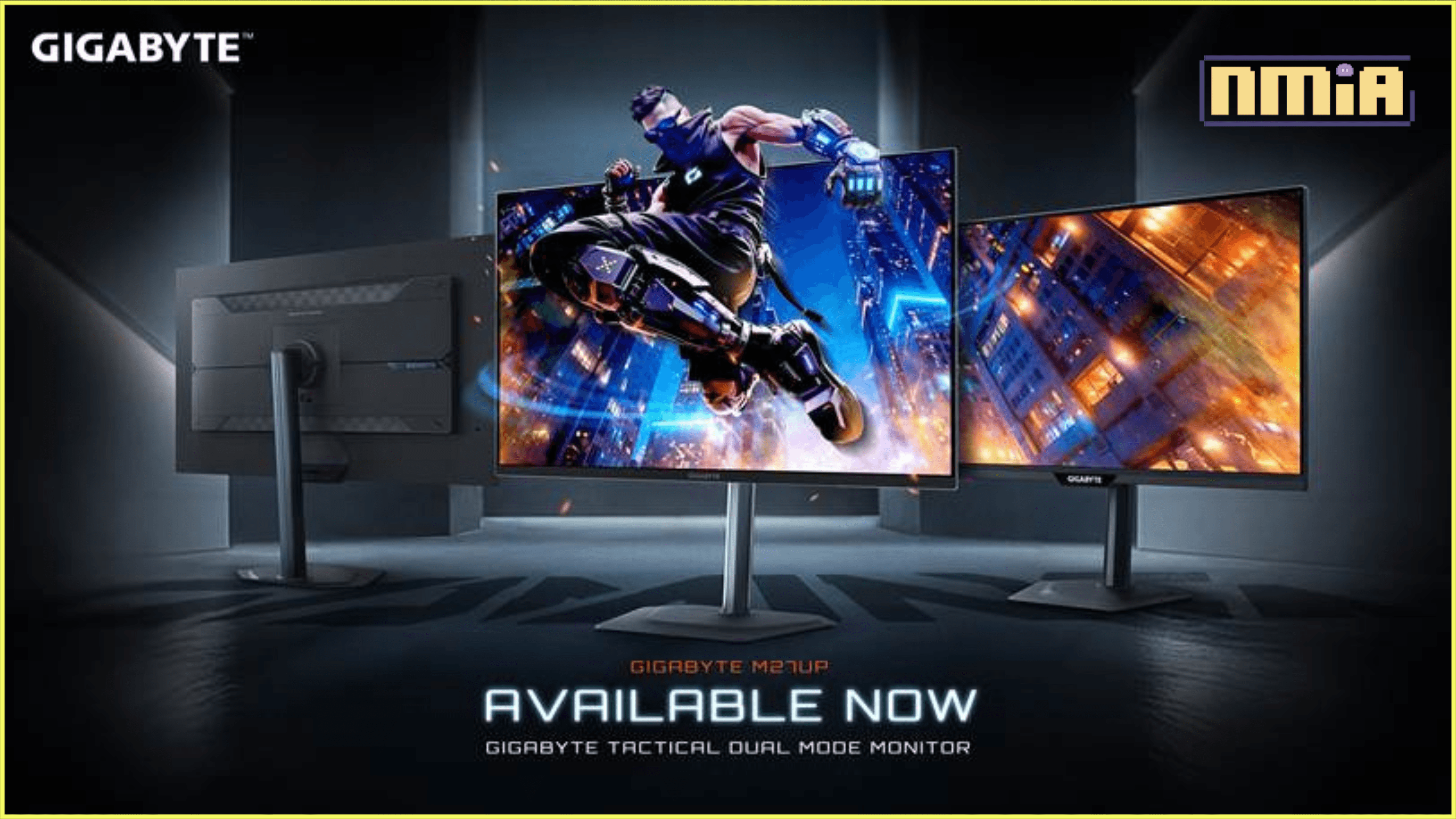 GIGABYTE Launches M27UP: The Tactical Dual-Mode Gaming Monitor for 4K Brilliance and eSports Speed