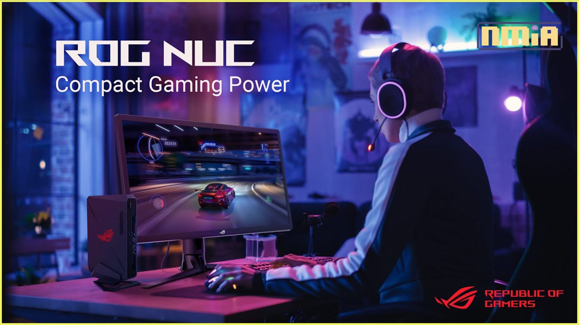 ASUS Republic of Gamers Launches First ROG NUC! Ultrasmall, ultrapowerful system built for gamers offers an unparalleled combination of performance and immersive graphics, all with fast and flexible connectivity